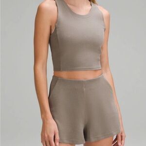 Lululemon Ribbed Softstreme Cropped Tank Top
